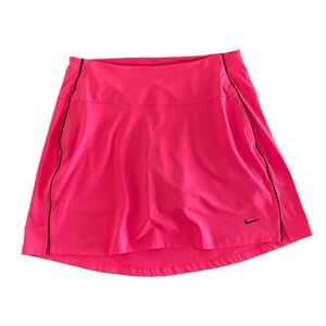 Nike Women's Dri-FIT Mid-Rise Golf Skirt Hyper Pink‎ Size L Pockets